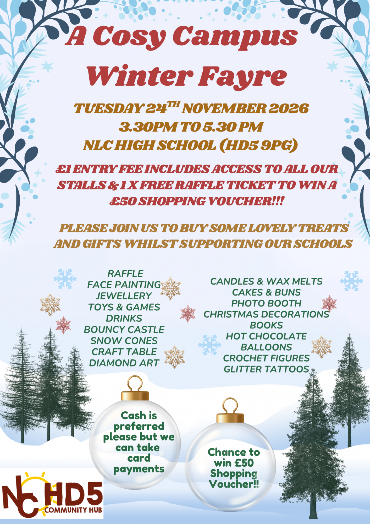 Cosy Campus Winter Fayre 24.11.2026